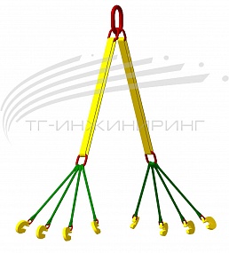 Строп для разгрузки труб ТГ-2СТтр